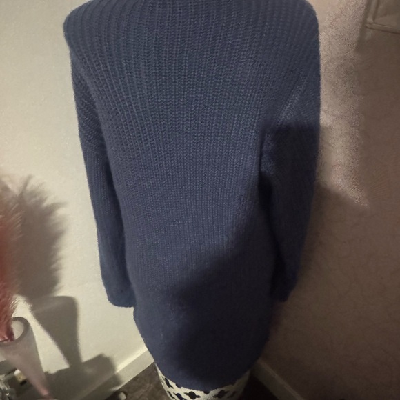 Joe Fresh Navy Women's Turtleneck Sweater - Picture 3 of 5